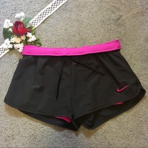 {Nike} Ghost 2-in-1 Athletic Shorts Fuchsia M